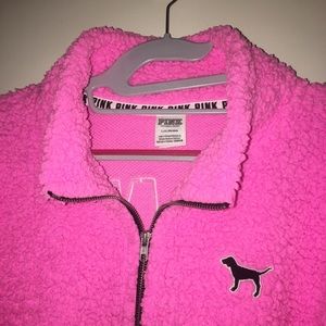 VS Pink Sherpa Pullover Limited Edition